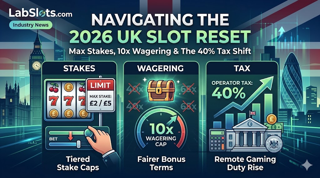Navigating the 2026 UK Slot Reset: Max Stakes, 10x Wagering, and the 40% Tax Shift